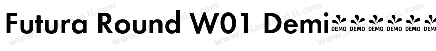 Futura Round W01 Demi字体转换